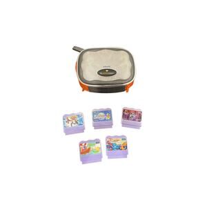 5 Vtech Vsmile Pocket Cartridge Games & Case
